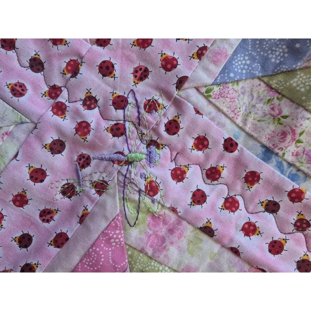 Quilt Patchwork Blanket Handmade 41